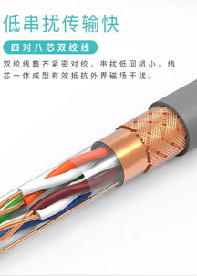 安普中訊千兆銅芯超五類雙屏蔽網絡線 打造穩定高效的網絡與監控系統
